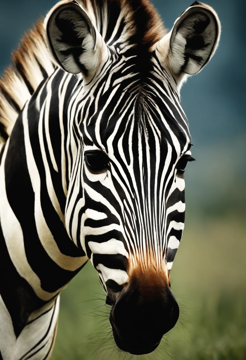 desenho vazado de zebra, no estilo cartum, sem sombras, formato da imagem em 9:11