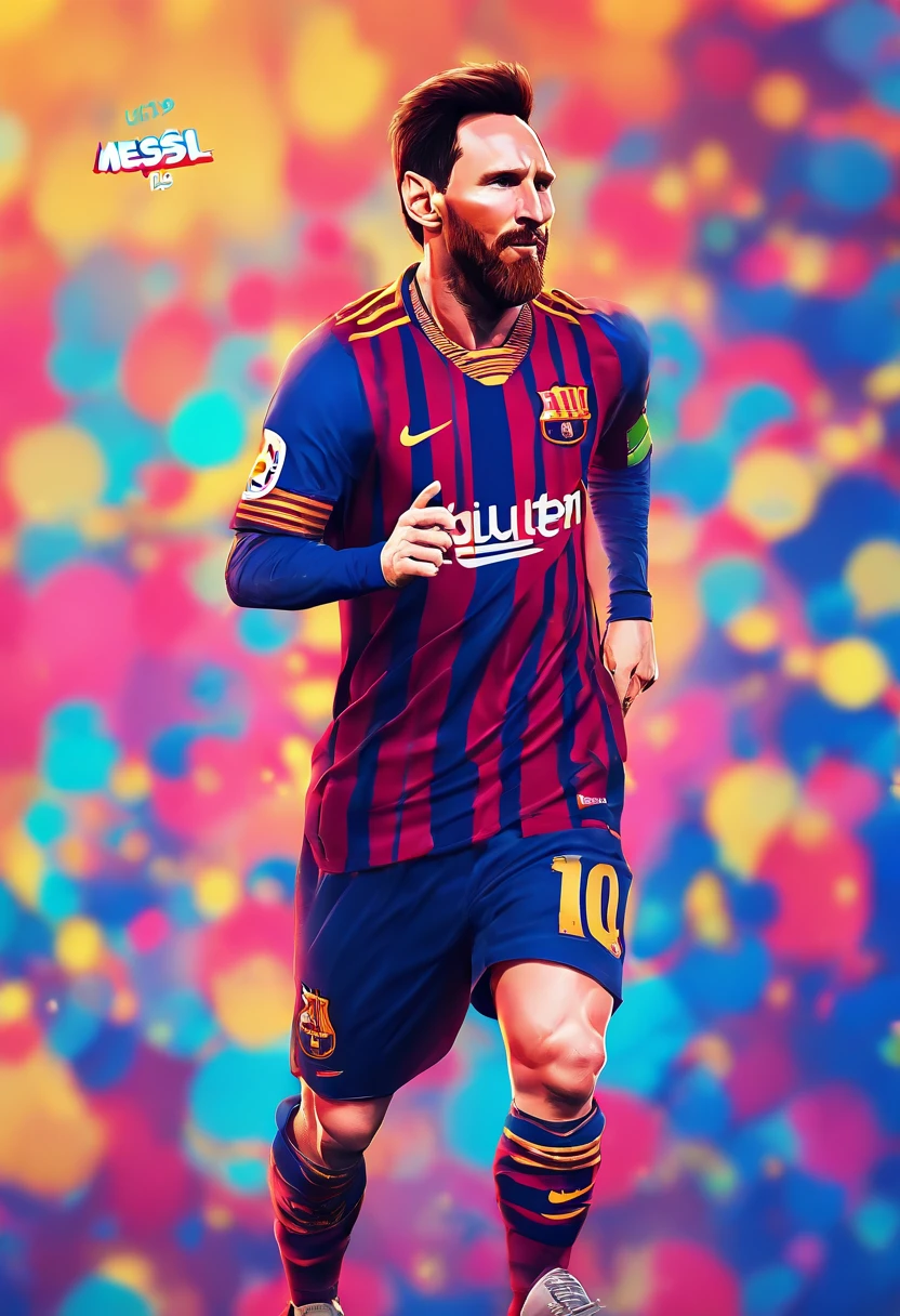 Lionel Messi, (estilo pixar) (cartoon) (obra-prima:1.2) (bokeh) (melhor qualidade) (pele detalhada) (textura detalhada) (8k)  (cinematic lighthing) (foco nítido) (32 anos) (Ultra Definition)