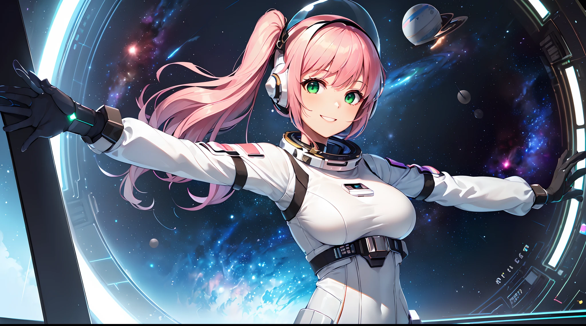 Digital Space、Anime characters、smile