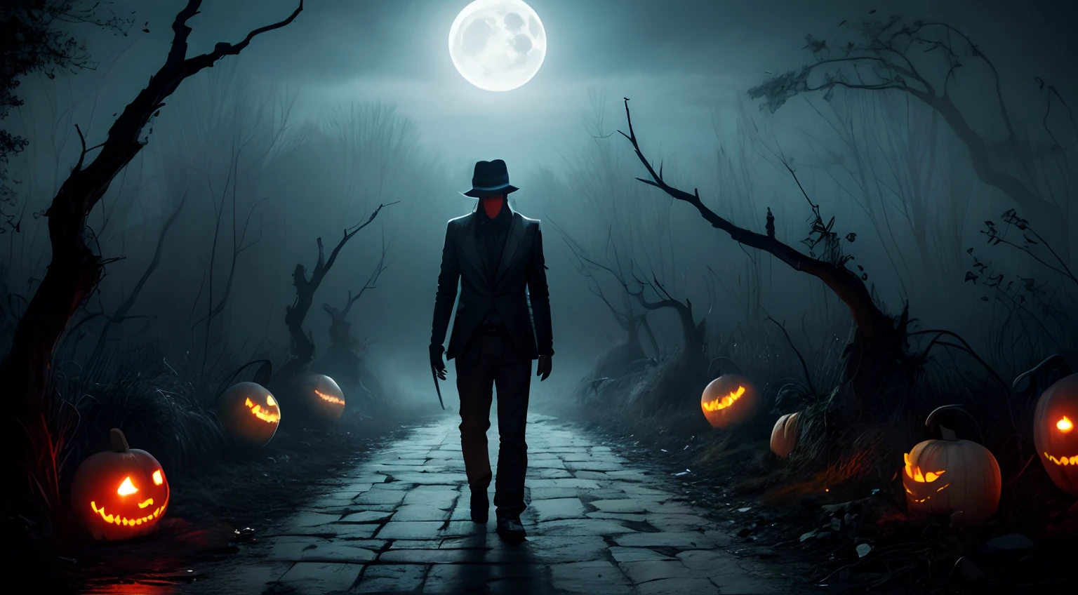 Face in a mask, Wearing a hat,