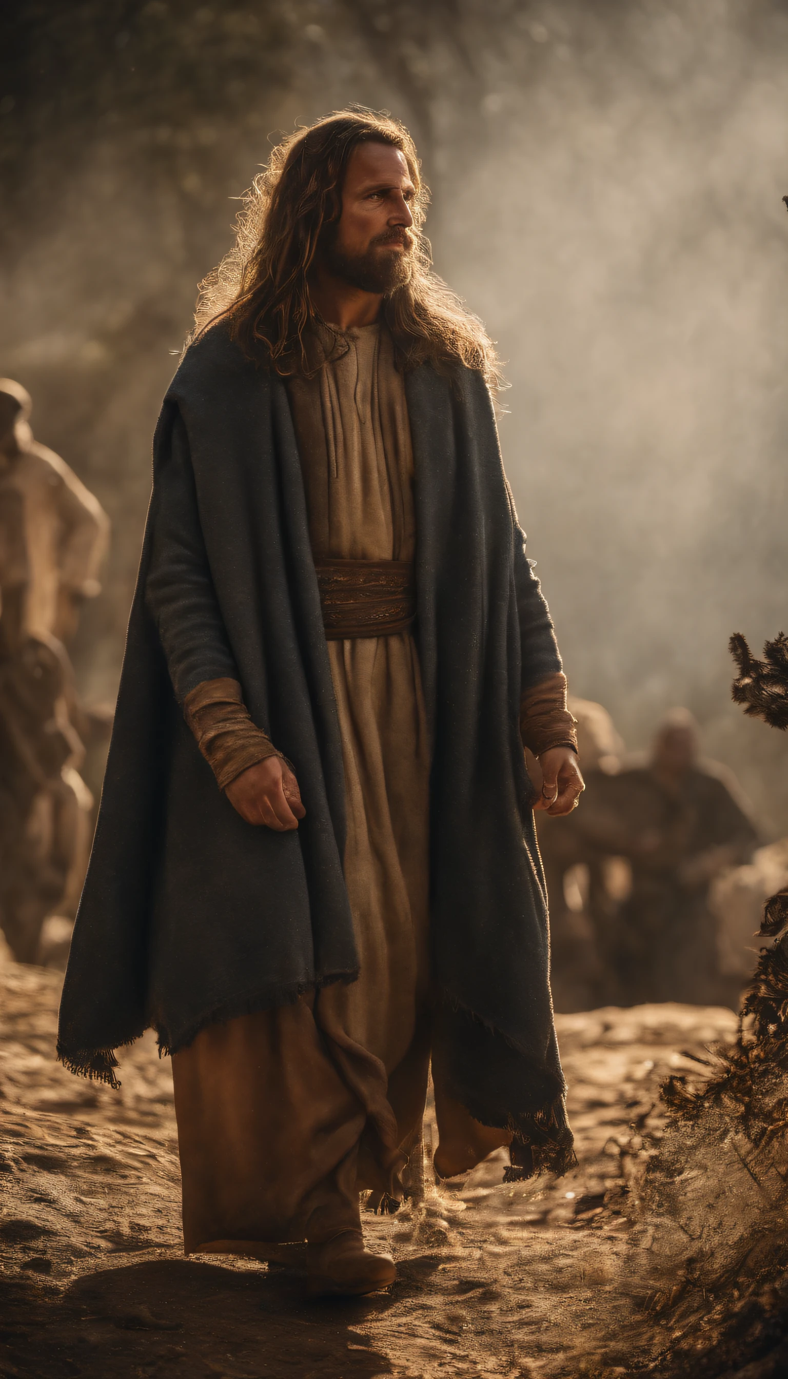 Produce an image that represents a Bible story, 8k