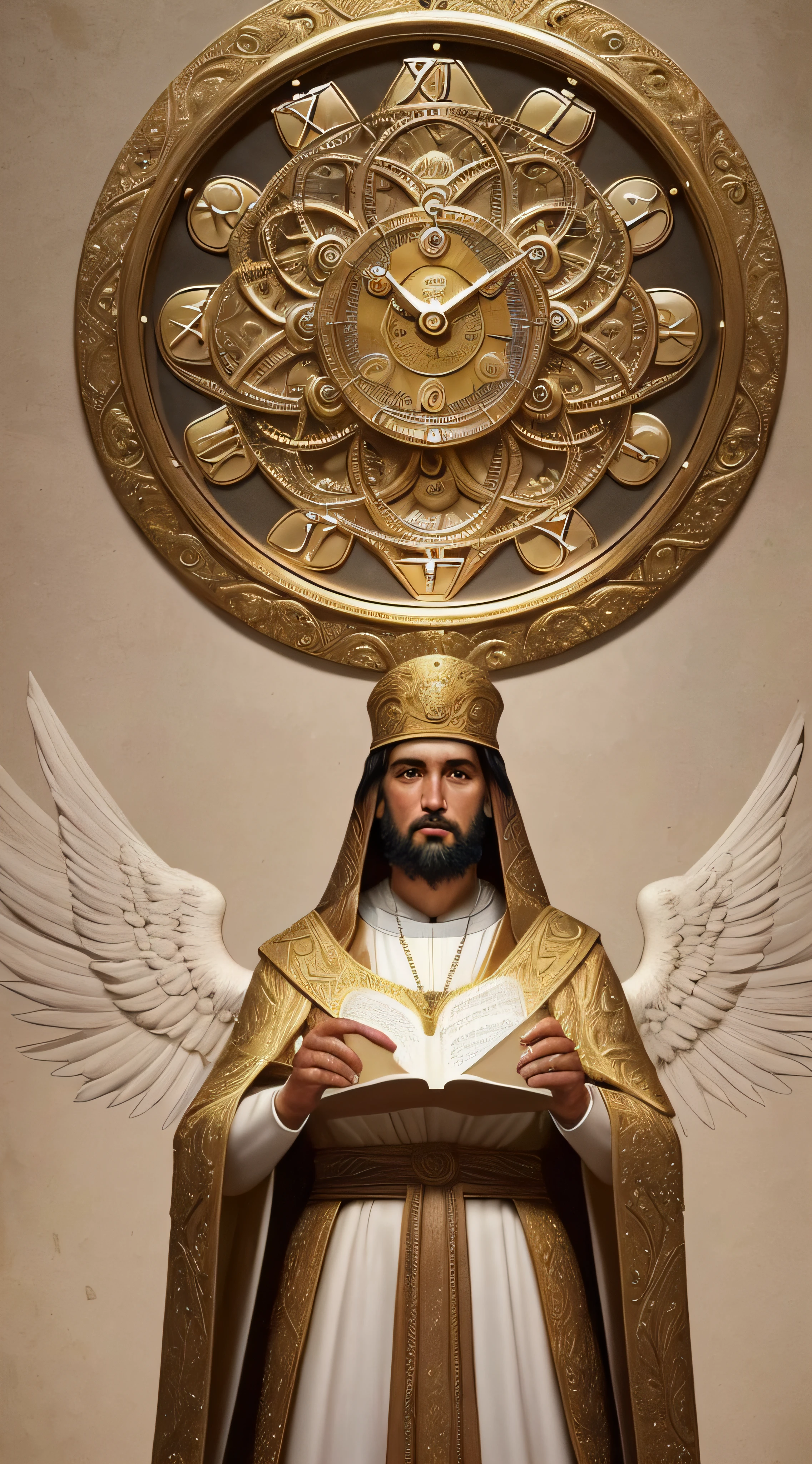 Patience is a virtue. Grandes coisas acontecem no tempo de Deus, So trust the process! You are special and unique, como uma obra de arte de Deus. Nunca duvide do seu potencial para a grandeza!' Use elements that symbolize trust, unicidade e a passagem do tempo, 8k
