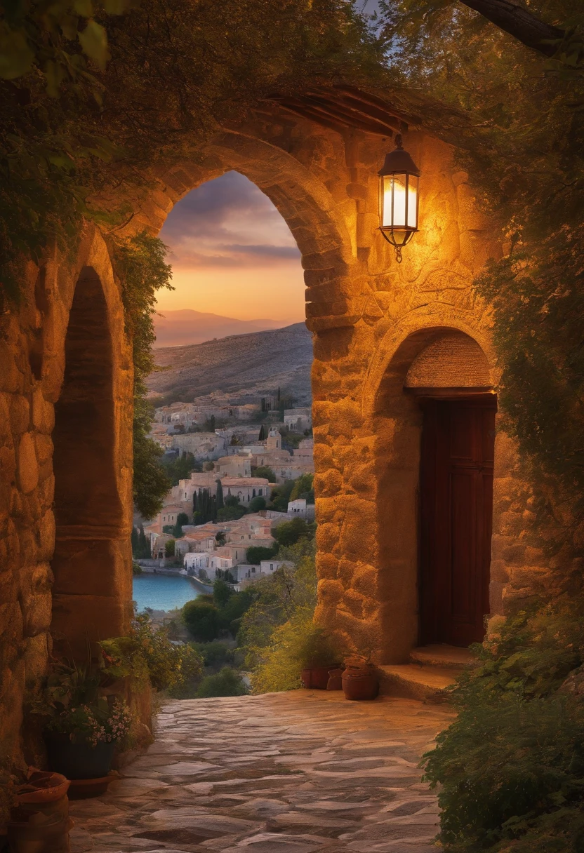 magic ring city greece medieval beautiful