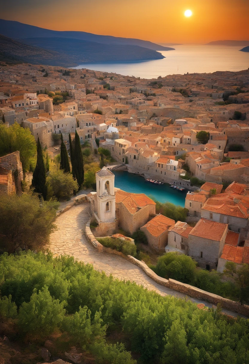 magic ring city greece medieval beautiful
