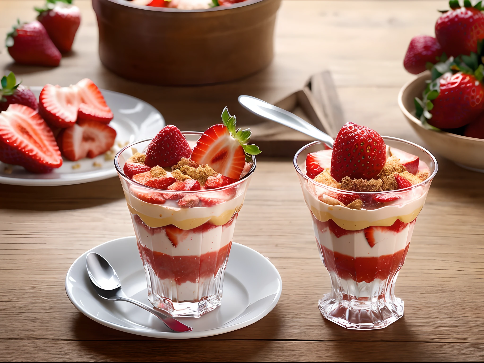 「masterpiece」「Top image quality」「Ultra-high-density CG」Strawberry Parfait