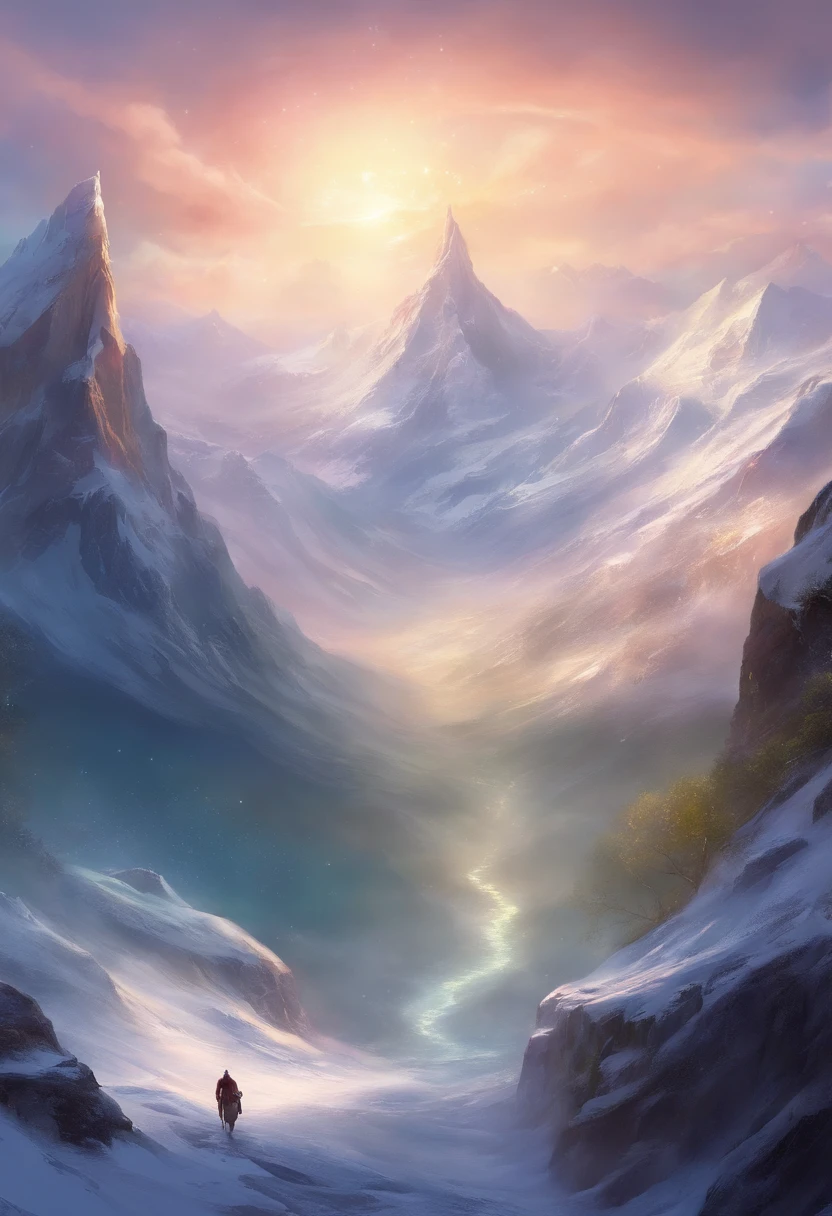 mountain range snow swiss fantasy