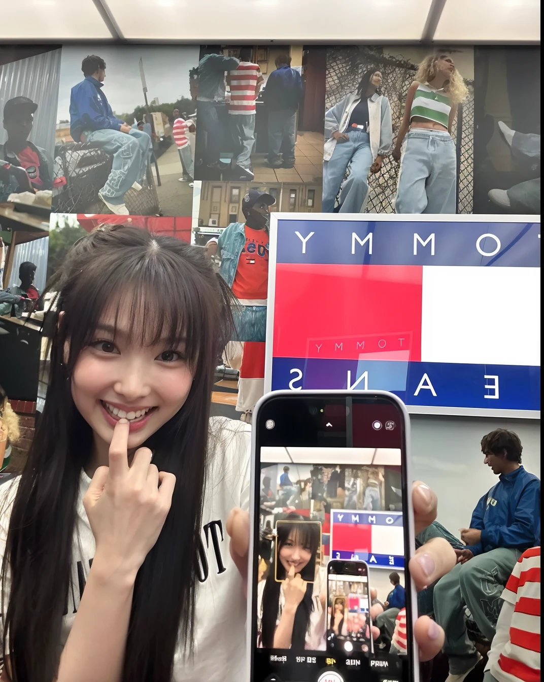 There's a woman holding a cell phone to her face., ๐คฌ ๐คฎ ๐ ๐, ๐ฟ๐๐, 2 0 2 0 moda, ๐ญ ๐คฎ ๐ ๐, foto no iphone, Gemma Chan, ๐ฆฉ๐ช๐๐ฉ๐ป๐ฆณ, 2021, 2 0 2 1, 2 0 2 2