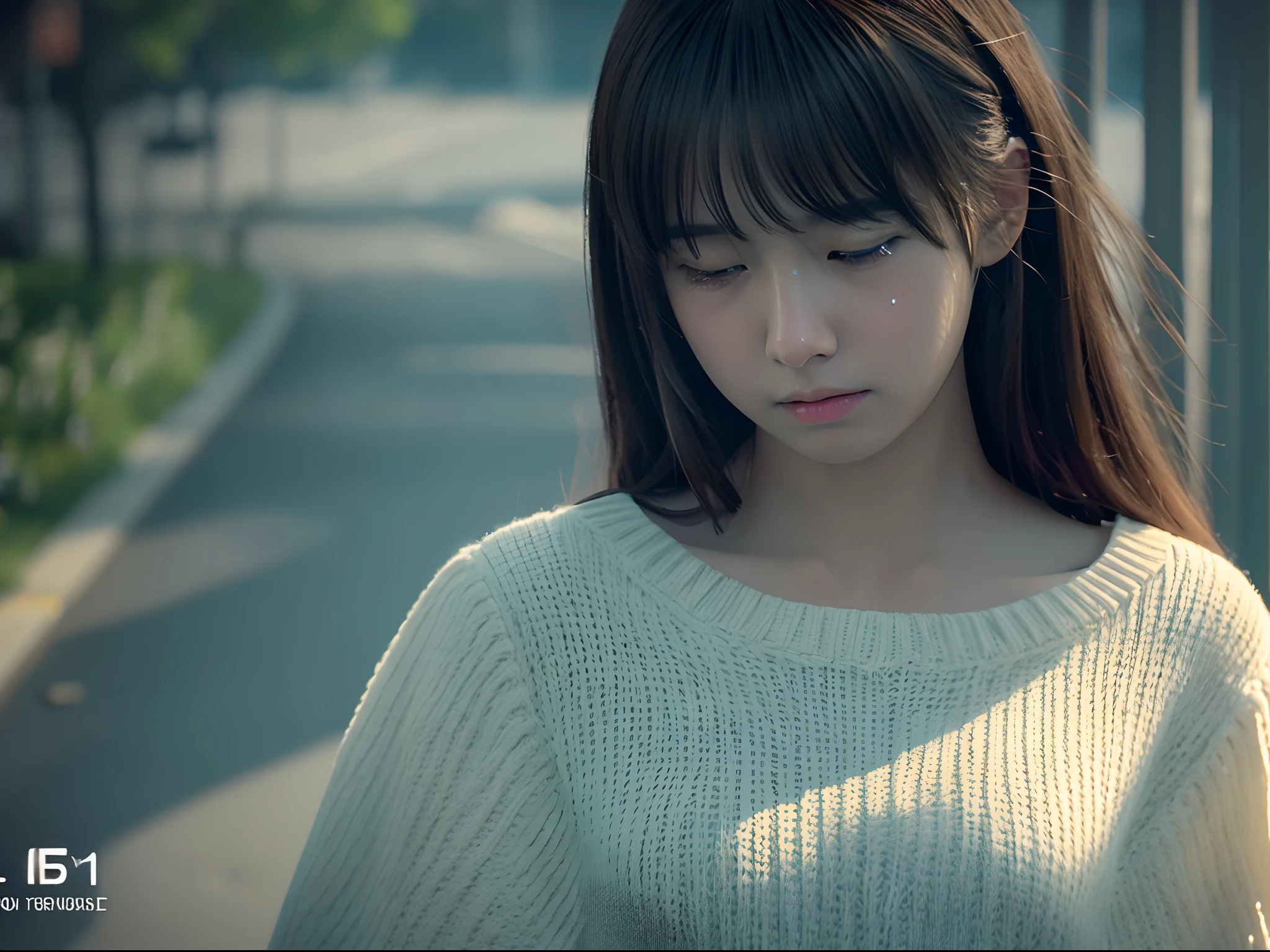 「masterpiece」「Top image quality」「Ultra-high-density CG」Crying girl