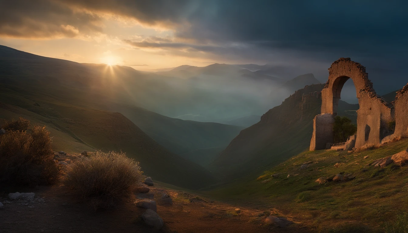 El reinado de Cristo en la tierra, Brilla, realista, 8k, kinematics