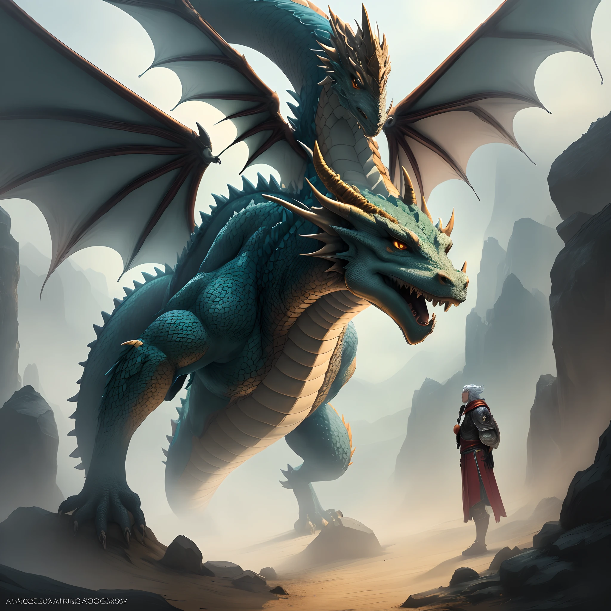 An Anicent dragon god