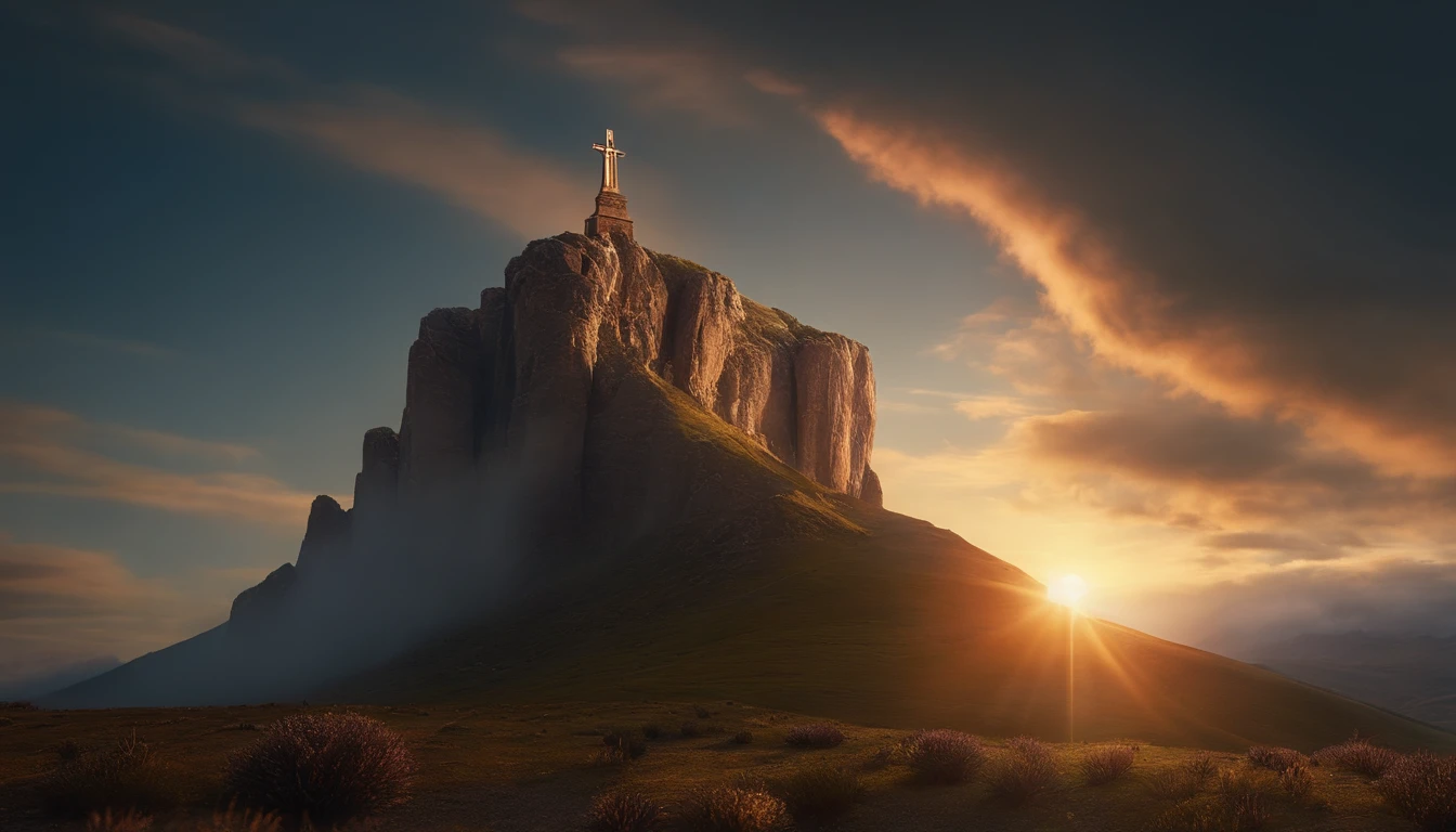 El reinado de Cristo en la tierra, Brilla, realista, 8k, kinematics