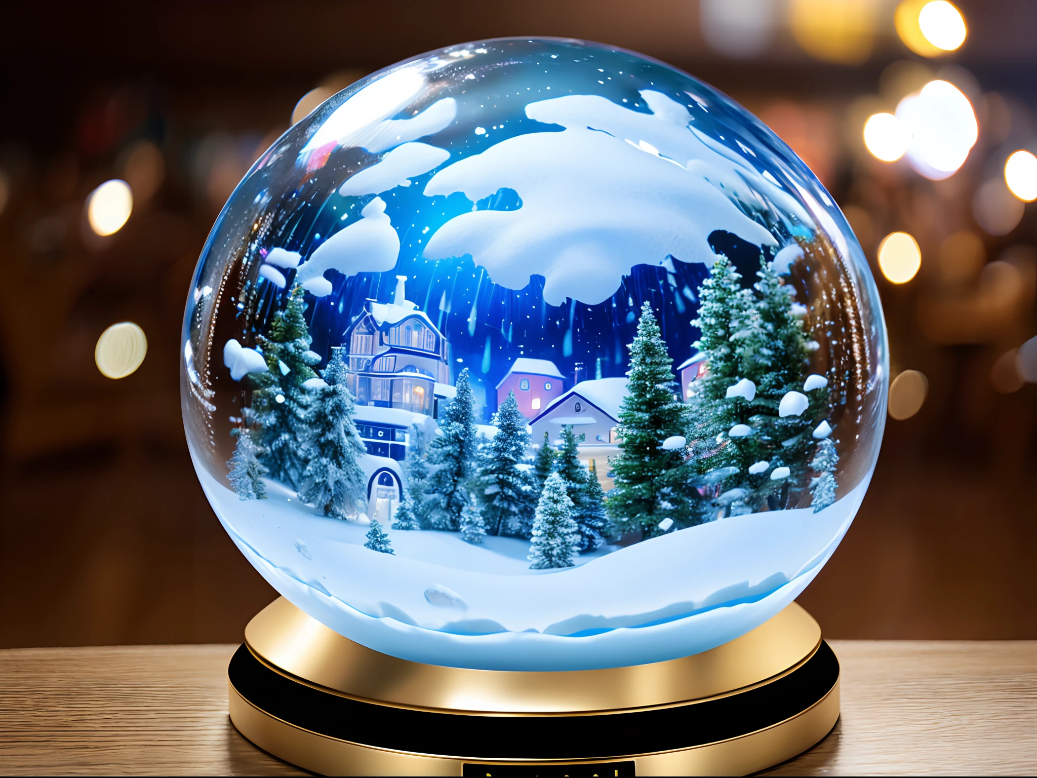 「​masterpiece」「Top image quality」「Ultra-high-density CG」Snow globe