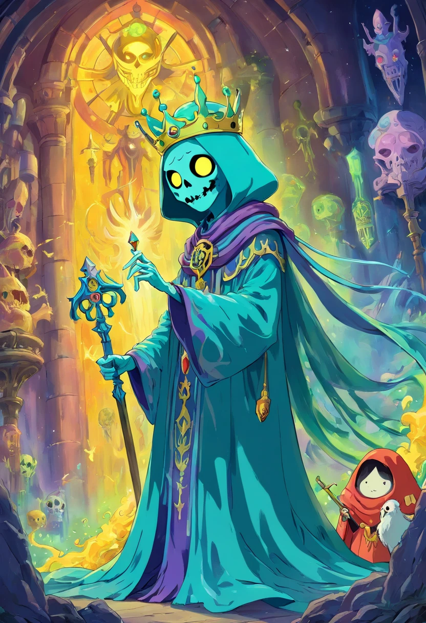 Craft a jest fit for the royal court: In the midst of a grand medieval dark fantasy festival, a mischievous AI-generated jester entertains the nobility with a witty quip that blends magic, mystery, and humor."