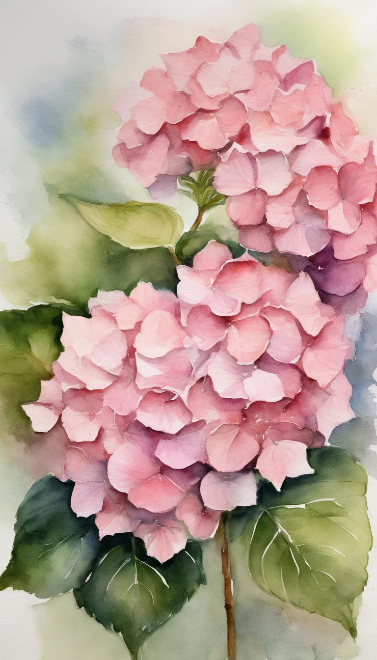 Blush pink Hydrangea