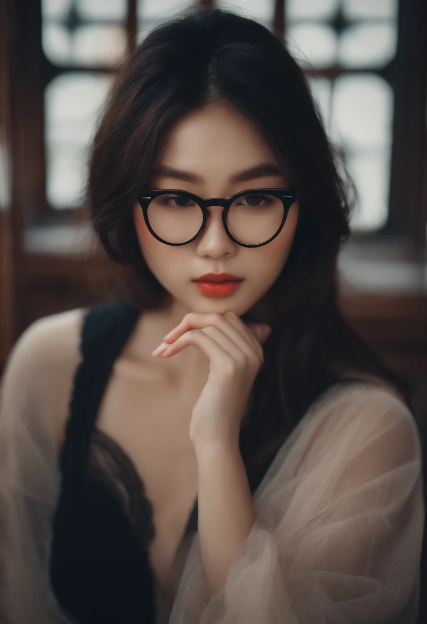 (++++++paw pose:1.1},naked, asian, glasses