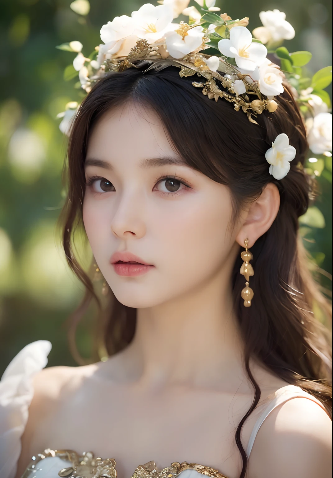 High-quality work，Realistic works，Super premium graphics，8K HD CG works，high quality graphics，High-definition and exquisite CG works，10x pixels，Ultra-fine details：1.1，Advanced technical details：1.1Realistic photo effects，Interior lighting effects：1.5，natural soft light：1.5. Light effect（Virtual light effects：1.8），ultra high resolution，shining dress，sliver long hair，silber hair，transparenthair，high detailed hair（Quality hair details：1.1）Clear eyes，Double eyelids look good，Sharp eye makeup, Create exquisite eyelash makeup, tthin eyebrows, Ultra-detailed eyes，a tall nose, lovely red lips, rosey cheeks, With delicate makeup on her face , pretty face, The face shape is perfectly proportioned,（Advanced facial details：1.1）Erect nipples, wearing a hijab , luxury hijab,crown luxury , blue eye, blond hair, around , (gold ), tmasterpiece，Best quality at best，A high resolution，8K，((Portrait))，(upper body)，Original photo，real photograph，digital photography，(Female princess in the medieval fantasy style), sexy princess ，blue eye， super colossal breast, round colossal breast ，open kissing lips，Keep your mouth shuegant and charming，((Blushing))，virgin contempt，Calm and handsome，(Medieval fantasy dress，The Beautiful super huge round breast, small waist, perfect colossal breast of princess body, a blue delicate pattern，silver Cloak)，(princes medieval character medieval fantasy style，oc render reflection texture, fighting style, sexy colossal breast , medieval castle background, slim body, very small waist,, Women's artwork，Dress full body video，Realism，Amazing Cleavage，My eyes are very bright today
