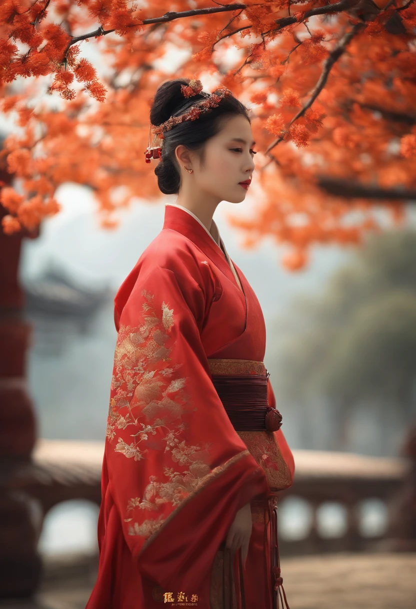1girl in.Solo,Hanfu,Chinese clothing,(backfacing:1.2),photograph, masutepiece, photorealisim,Best Quality, 超A high resolution, Raw photo, photo shot, Professional, Amazing detail, Colorful, surrealism, masutepiece, Best Quality, nffsw, point of view, Highest Quality, Sharp Focus, digital art render, 8K,