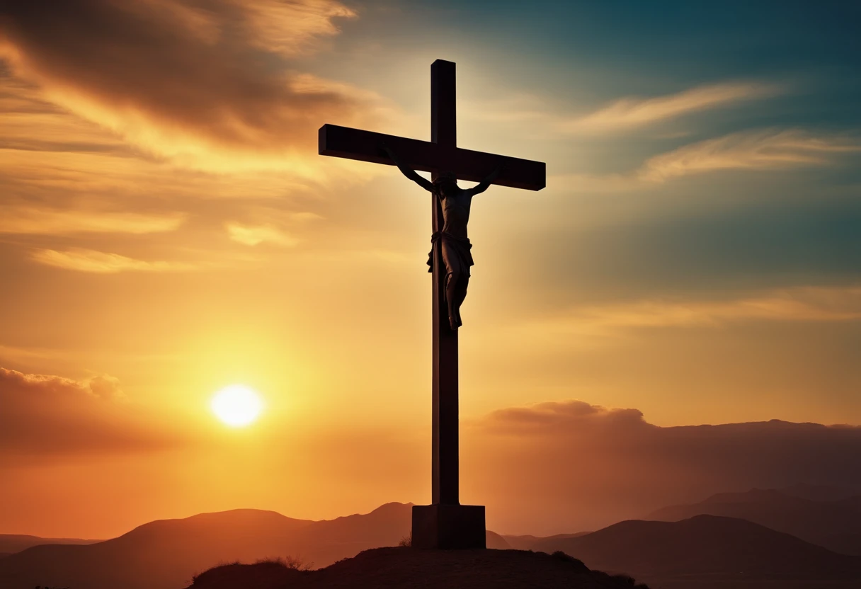 Mary at the foot of the cross of Jesus crucified and at his side the disciple whom Jesus loved