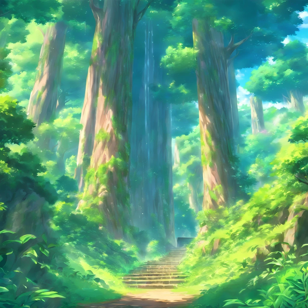 Floresta, vilarejo, melhor qualidade, background, sem personagem