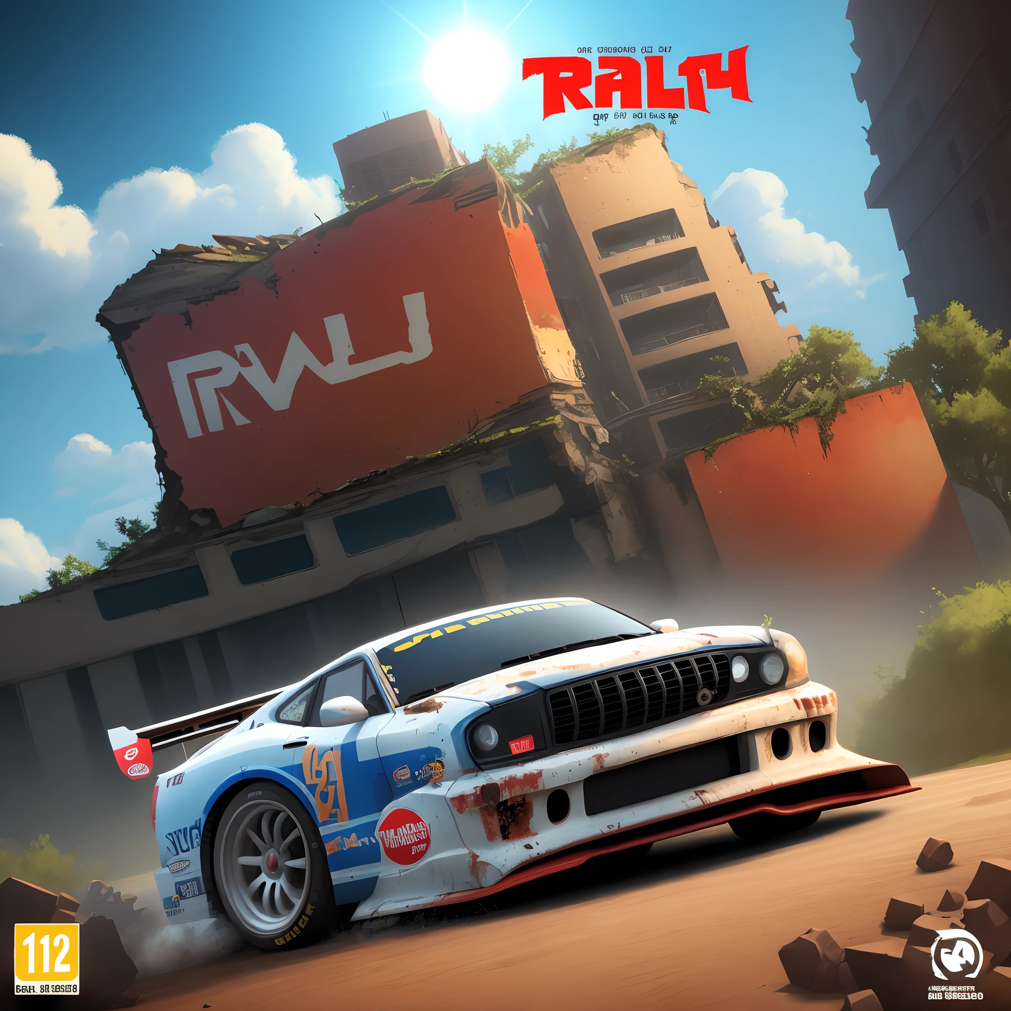 Wreck-It Ralph as a racing game cover