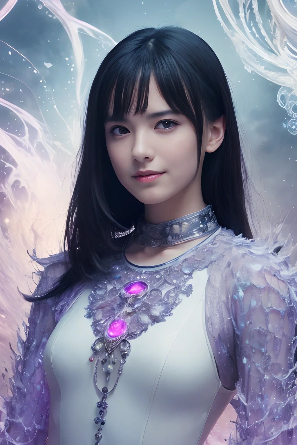 (Two beautiful teenage italian girls:1.6), Close friends, (They are hugging each other:1.2), Kiss her cheek or chest,(Detailed iridescent bodysuit with beautiful fractal or marble design:1.5)Incredible and spectacular scenes, ((High quality)), ((Detailed)), ((Fantasy)), Blue Plasma Brain, Green Plasma Body, Vulgarity, beutiful breast,  obscenity, (Lewd smile:1.2), coarse, Obscene, mean, (raunchy:1.2), (Immoral:1.2), Lachish, (small breasts with beautiful raised pink areolas:1.5), (Cameltoe), (Expression of ecstasy:1.2), Photorealistic, Official art, unity 8k wall paper, 8K Portrait, Best Quality, Very high resolution, (Incredibly beautiful nature background:1.6), (18 years old:1.5), (Sexy and glamorous:1.1), (A coquettish expression:1.6), (seductively smiling:1.6), (Full body), (erotic posing:1.6), (Model Posing:1.6), Beautiful seductive face, Portrait, (Thick eyebrows:1.4), (Big scarlet eyes:1.2), Beautiful eyes with fine symmetry, (Ultra detailed eyes:1.4), (High resolution blue eyes:1.1), Intimate face, (ultra detailed skin texture:1.4), White skin, pale skin, Perfect Anatomy, Thin, (Beautiful toned body:1.5), Hair Bow, (Moist skin:1.2), full of sweat, No makeup, (dark circles:1.1), Good anatomy, Focus Face, good-looking, (Emilia Clark:0.6) (Emma watson:0.3),(Jennifer Connelly:0.4), (sensual face:1.5), Elegant face, Nice, Dolce,  (Around her neck is a simple necklace of exquisite workmanship), (Bioluminescence with brilliant brilliance:1.4), (Luminous magic circle:1.5), Ruins of an ancient castle, Shining majestic cloud masses and sky, lightning bolt, Epic Realistic, (Greg Rutkowski:0.8), (teal and orange:0.4), (Art Station:1.5), Cinematic, (nffsw:1.5),  Hyper Detailed, Dramatic light, (Intricate details:1.1), Beautiful black hair,　(Wearing a gauntlet with a dense and very beautiful design decorated with jewels:1.1), small chest