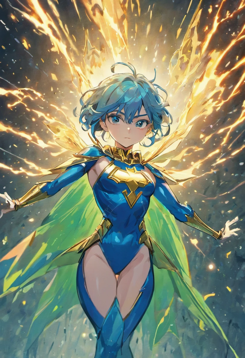 NFT 3 - Tema: Reciclagem (Cor: Azul e Branco, Superhero style)
Prompt:
Crie um NFT inspirado na reciclagem, destacando as cores azul e branco como elementos principais. Neste NFT, You must represent a superhero who embodies environmental awareness and action. The superhero should be portrayed in a highly detailed and realistic manner, with a technological approach and metallic effects. The image should emphasize the importance of recycling as a means of protecting our planet and convey the idea that the superhero is committed to saving the environment.