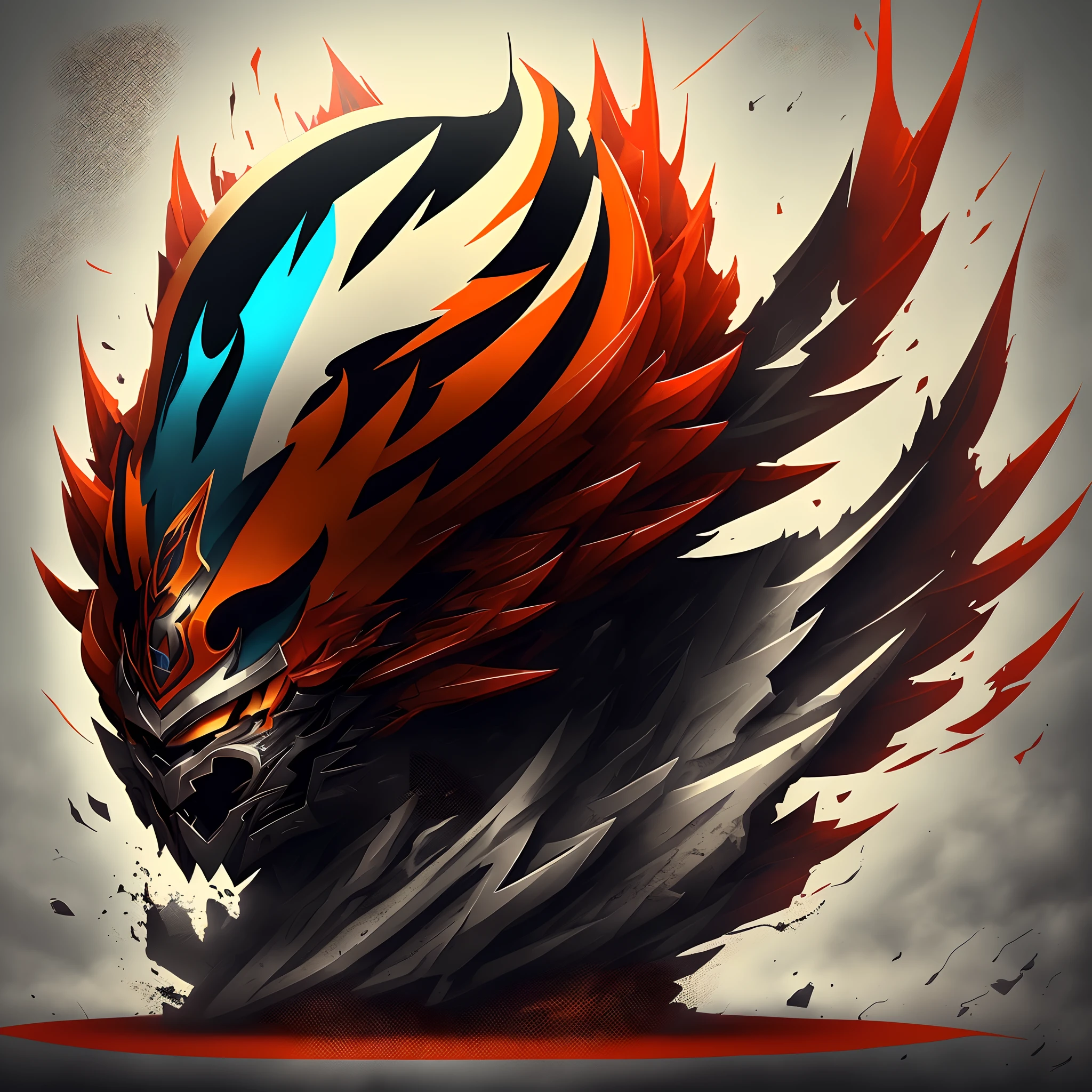 create a logo for my sports team called 'Tears of Torment'. I would like a design that conveys the idea of determination and strength, but also a touch of emotion. The colors I'd like to use are cool colors. Por favor, Create a unique and impactful logo that represents our team appropriately."