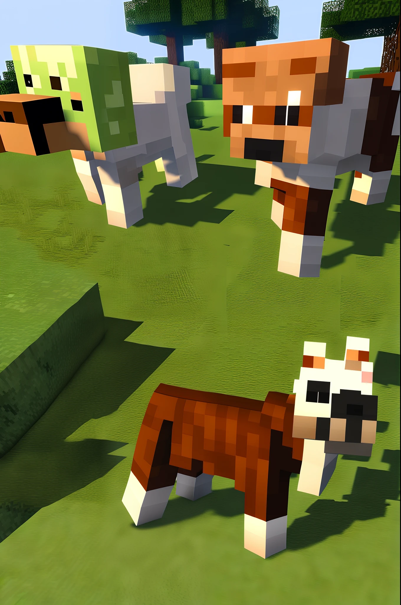 Minecraft dog