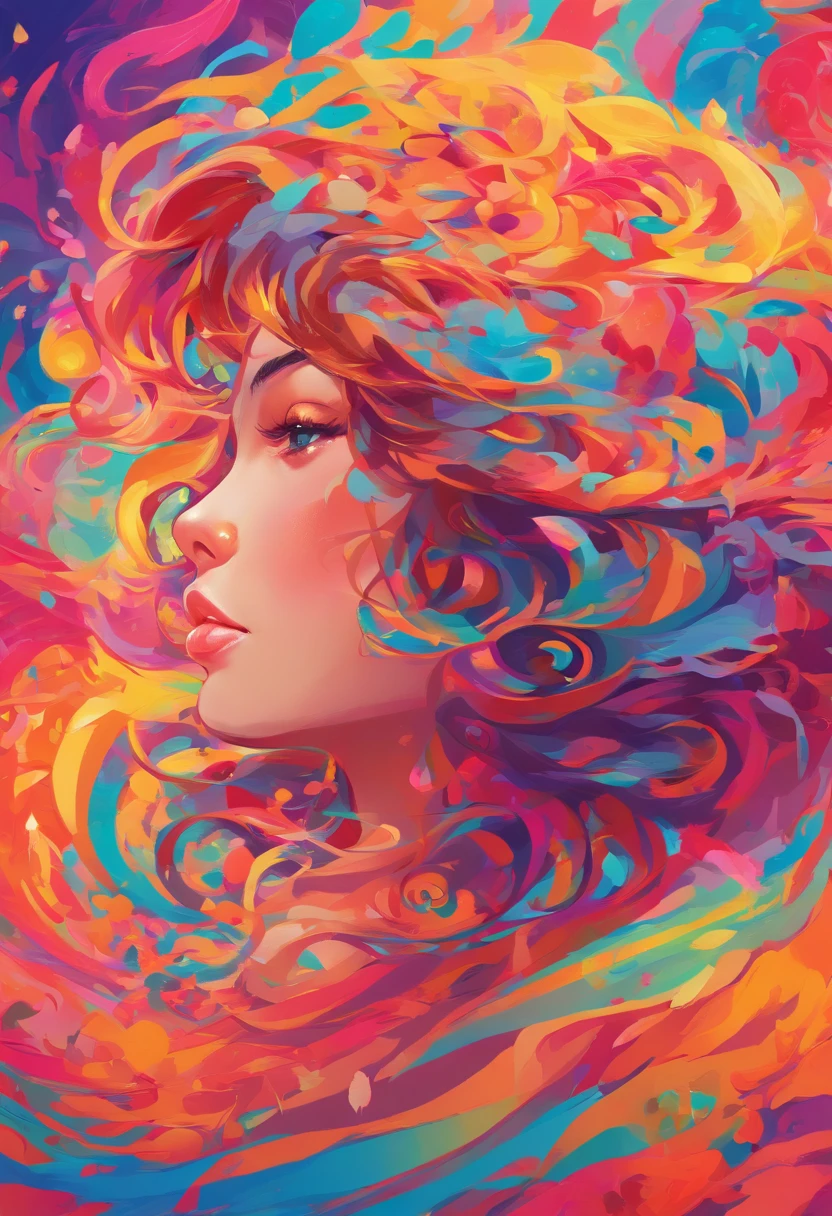 ((top-quality, 8K)), (Realistic), (Face Focus: 1.1), (color full: 1.3), Kawaii Girl, Hair fluttering in the wind, Facing to the side, (nudde: 1.1)、D Cup Breasts、