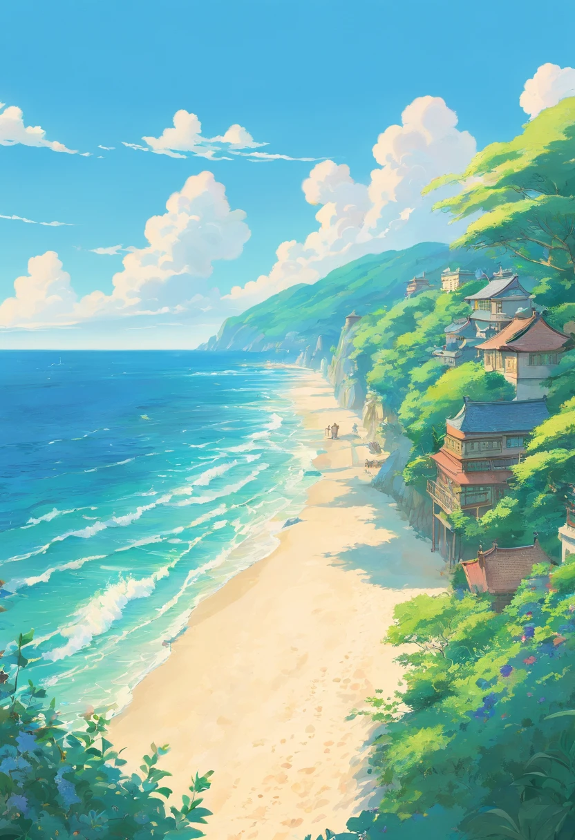 the sea,sandbeach,baiyun,There is wind