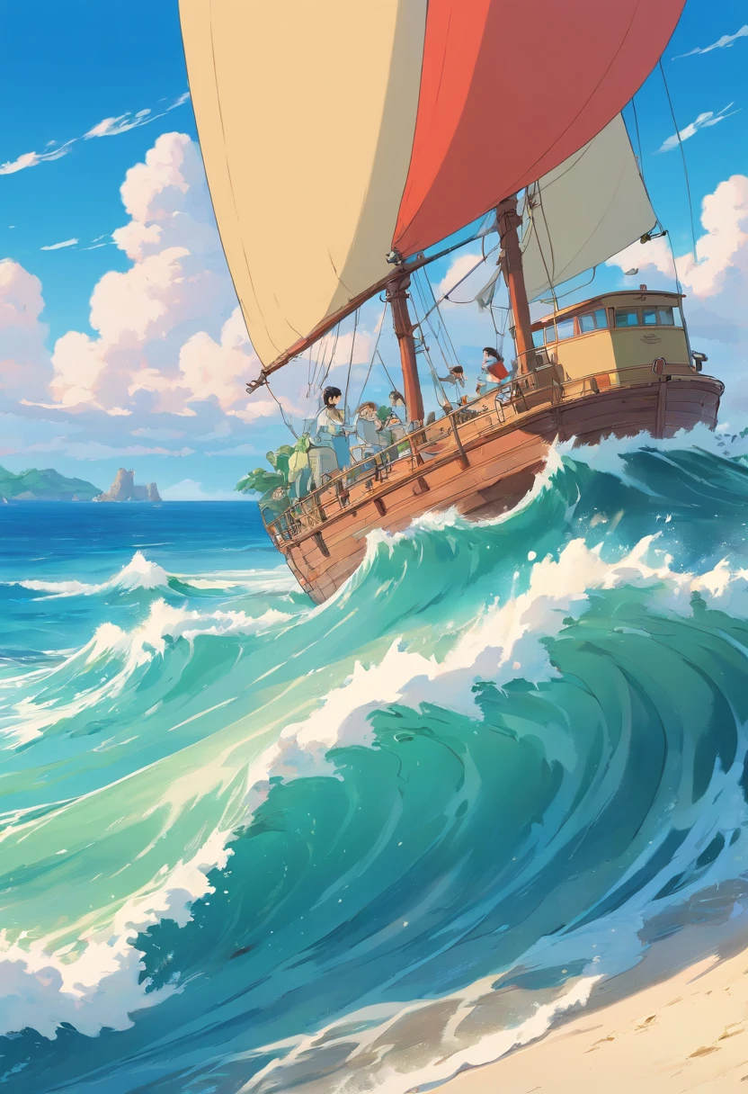 the sea，sandbeach，baiyun，There is wind