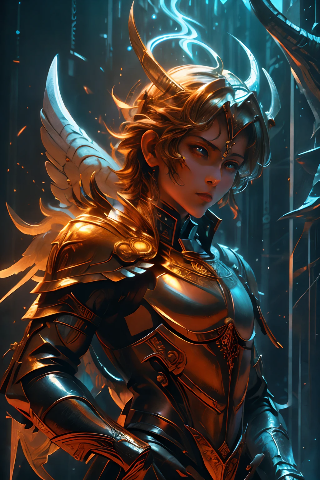 (8k portrait of handsome male cyborg with short hair:1.1), muscle boy, intricate, elegant, highly detailed, majestic, digital photography, art by artgerm and ruan jia and greg rutkowski surreal painting (gold filigree),  (masterpiece), sidelighting, (finely detailed beautiful brown_eyes:0.8), hdr, (colorful and vibrant:1.2), mystical colors,
  <lora:add_detail:0.4> <lora:detailed_eye:0.6>  <lora:tom-holland-spiderman:0.8>   <lora:JamesDoane:0.8>   <lora:OC illustration:0.4>  <lora:t3xtn:0.3>abstract background,