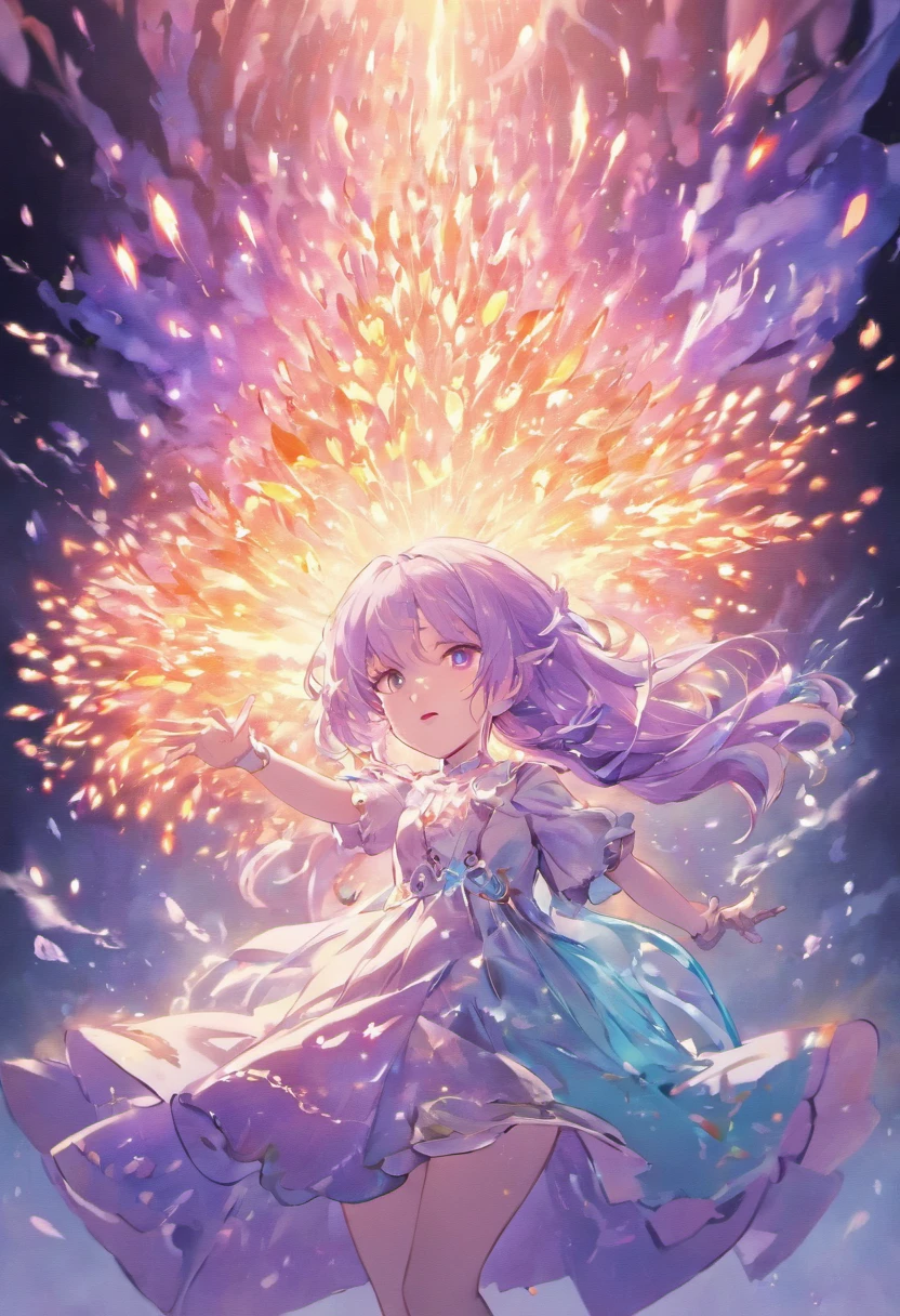 Bouquet of delicate lilacs, super transparent, Holy Light, beautiful spectral light, Petals Kindle Flame, flashes, dark backgrounds, Transparent light droplets, reflective light, 发optic, beam of light, optics, Portrait Profile, foco nítido, magia, Convoluted, A hyper-realistic, Fantasia, synthetic, optic, Trending in art stations, pearls, Silver Steam Patronus Cloud, Family of corrosive enveloping rays, 8K, Ureal AR 23v4 Upoptic, background on fire, Flame Flower, Fire Flowers