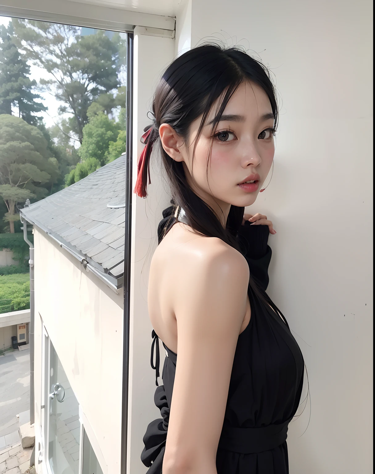 Araffe asian woman in black dress standing by a window, Jennie Blackpink, Gongbi, Xintong Chen, Mulher sul-coreana bonita, Wenfei Ye, linda mulher coreana jovem, Jaeyeon Nam, Shikami, menina coreana, Chiho, gorgeous chinese model, mulher coreana jovem bonita, Heonhwa Choe, Jinyoung Canela, Ulzzang
