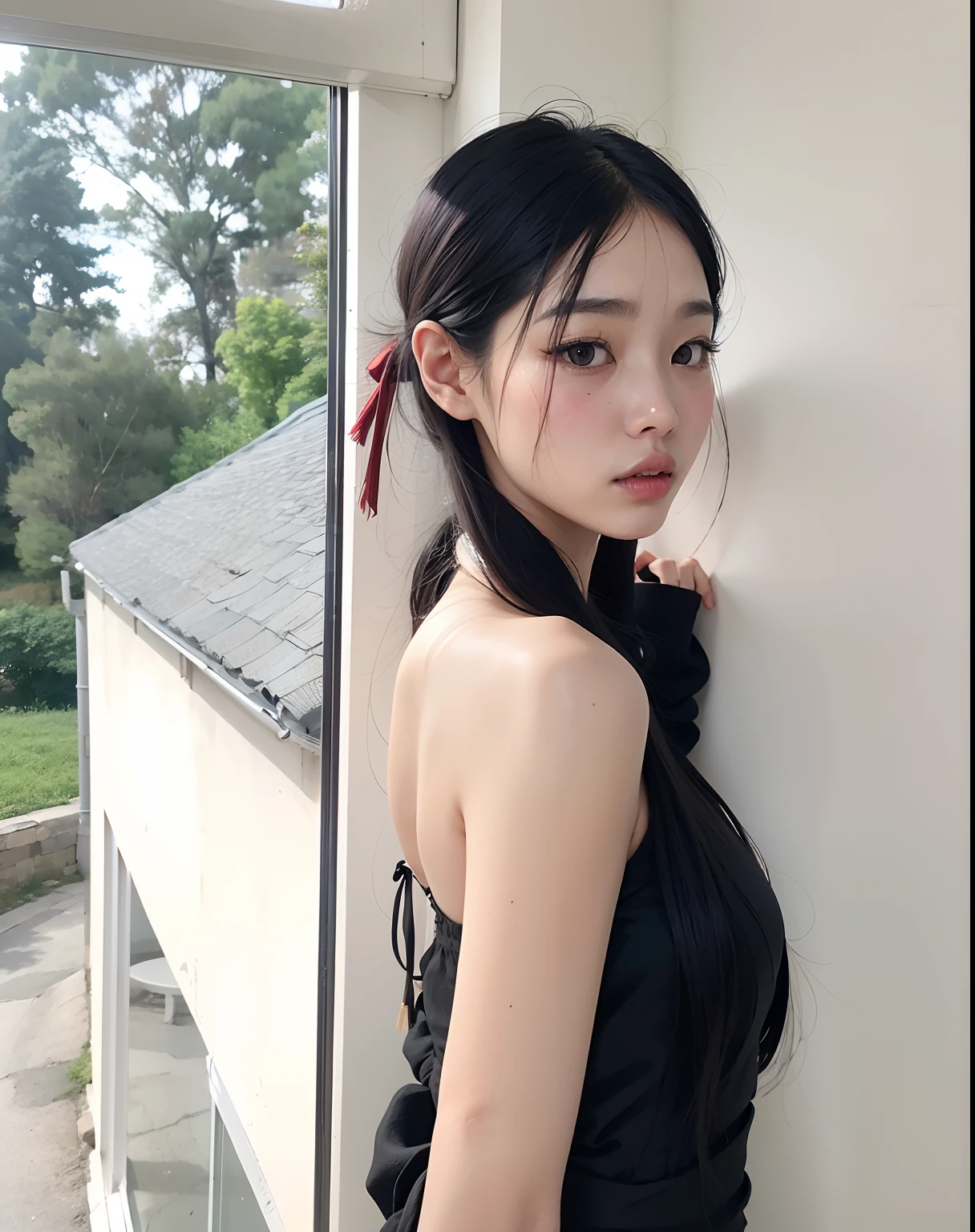 Araffe asian woman in black dress standing by a window, Jennie Blackpink, Gongbi, Xintong Chen, Mulher sul-coreana bonita, Wenfei Ye, linda mulher coreana jovem, Jaeyeon Nam, Shikami, menina coreana, Chiho, gorgeous chinese model, mulher coreana jovem bonita, Heonhwa Choe, Jinyoung Canela, Ulzzang
