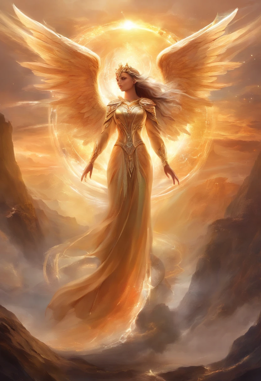 os 3 signos do zodiaco do elemento terra, Touro, Virgem, Capricorn in the shape of beautiful celestial angels, realista HD