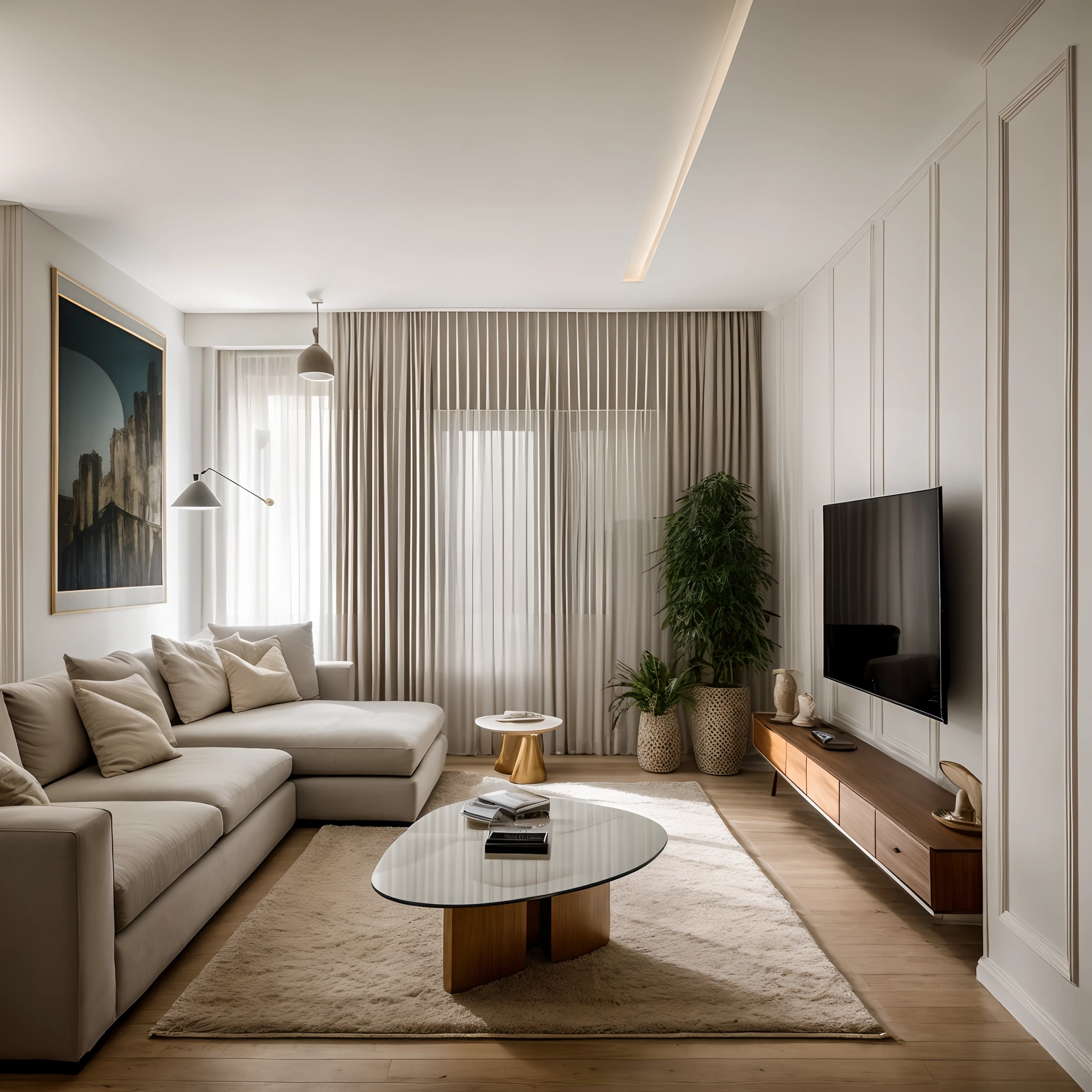 "Luxury, modern living room interior design with a bit of sophistication and elegance,style neoclassic .",day, 8k uhd, dslr, soft lighting, high quality, film grain, Fujifilm XT3