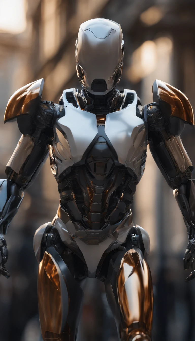 Minimalism, minimal Award winning luxury humanoid robot, hi - tech synthetic bio ethereal metal and orange titanium material, award winning photo, on dark background, dark palette ergonomic photography, incredibly detailed, sharpen details, cinematic production still, cinematography, photorealistic, modern composition, Unreal Engine, Cinematic, Color Grading, portrait photography, Ultra - Wide Angle, Depth of Field, hyper - detailed, beautifully coloured, insane detail, intricate detail, beautifully coloured, Unreal Engine, Cinematic, Colour Grading, Editorial Photography, Photography, Photo Shoot, Depth of Field, DOF, Tilt Blur, White Balance, Super Resolution, Megapixel, ProPhoto RGB, VR, Half Moon Lighting, Backlighting, Natural Lighting, Incandescent, Fiber Optic, Mood Lighting, Cinematic Lighting, Studio Lighting, Soft Lighting, Volumetric, Contre - Jour, Beautiful Lighting, Accent Lighting, Global Illumination, Global Illumination, Global Illumination in Screen Space, Global Illumination by Ray Tracing, Optics, Dispersion, Brightness, Shadows, Roughness, Glare, Ray Tracing Reflections, Lumen Reflections, Reflections in Screen Space, Diffraction Gradation, Chromatic Aberration, GB Displacement, Scan Lines, Ray Tracing, Ray Tracing Ambient Occlusion, Anti - Aliasing, FKAA, TXAA, RTX, SSAO, Shaders, OpenGL - Shaders, GLSL - Shaders, Post Processing, Post - Production, Cel Shading, Tone Mapping, CGI, VFX, SFX, insanely detailed and intricate, hyper - maximalist, elegant, hyper realistic, super detailed, dynamic pose, photography, ultrarealistic render, ergonomic, trompe l'oeil