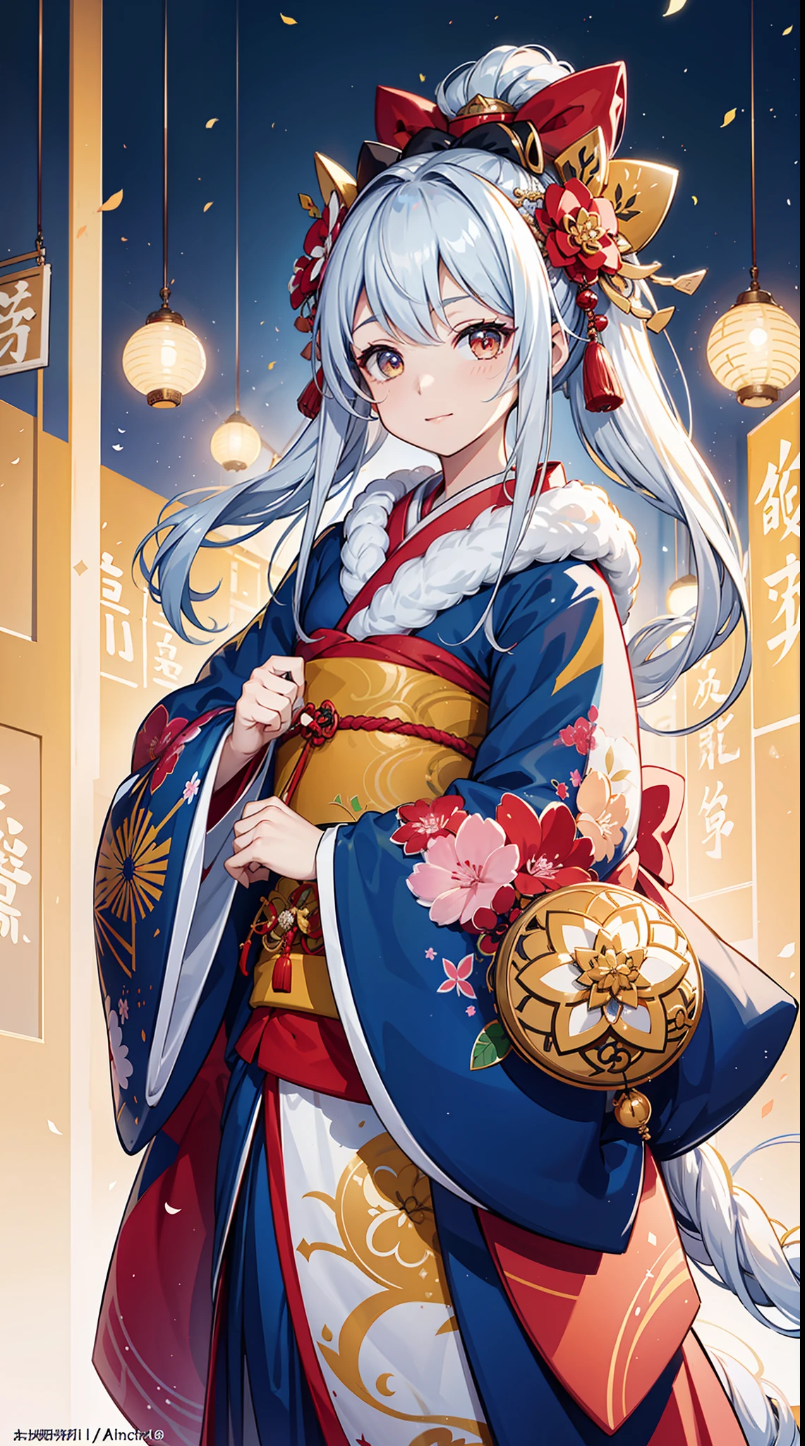 {{{{tmasterpiece}}}}, {{{ultra - detailed}}}, {{{High- sharpness}}}, {{Good anatomy}}, (((best qualtiy))), ((Very fine and beautiful)), {{Very detailed and refined}}, {8k CG wallpaper}, {{illustratio}}, (blossoms:1.2), (color difference:1.2), a matural female, (1girll:1), 独奏, Oiran, (japanses clothes:1.2), (White face:1.2),A small amount of eyeliner, Medium curve,enchanted