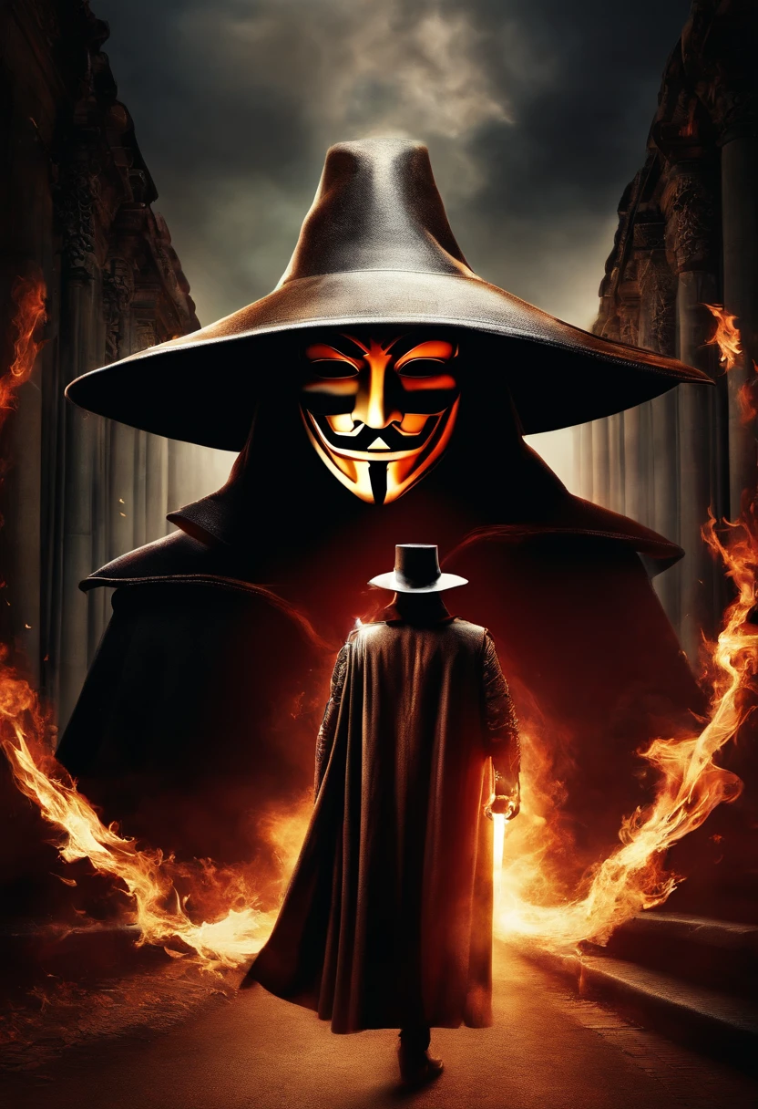 Imagen de V de vendetta realista, (action)