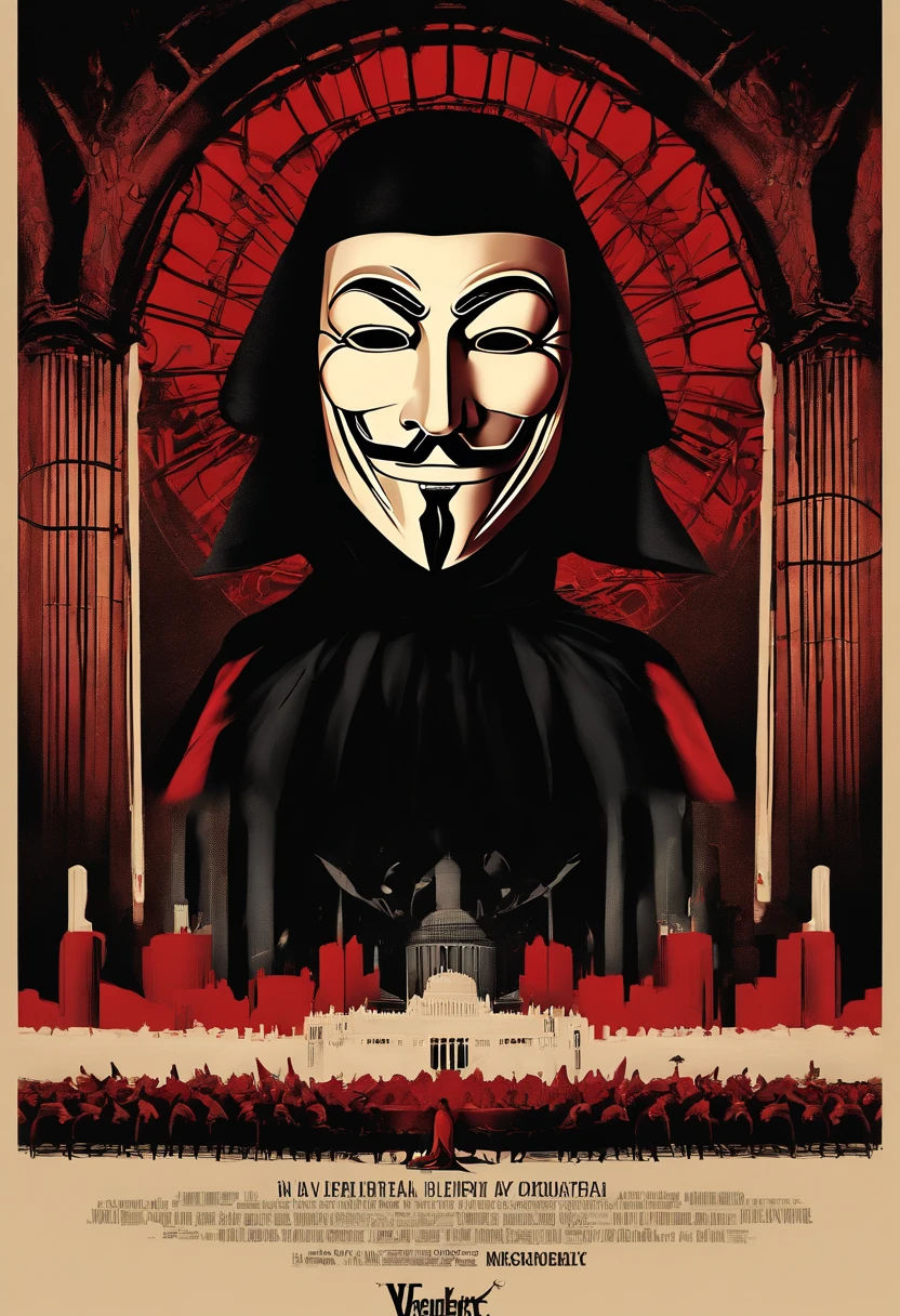 Imagen de V de vendetta realista, (action)