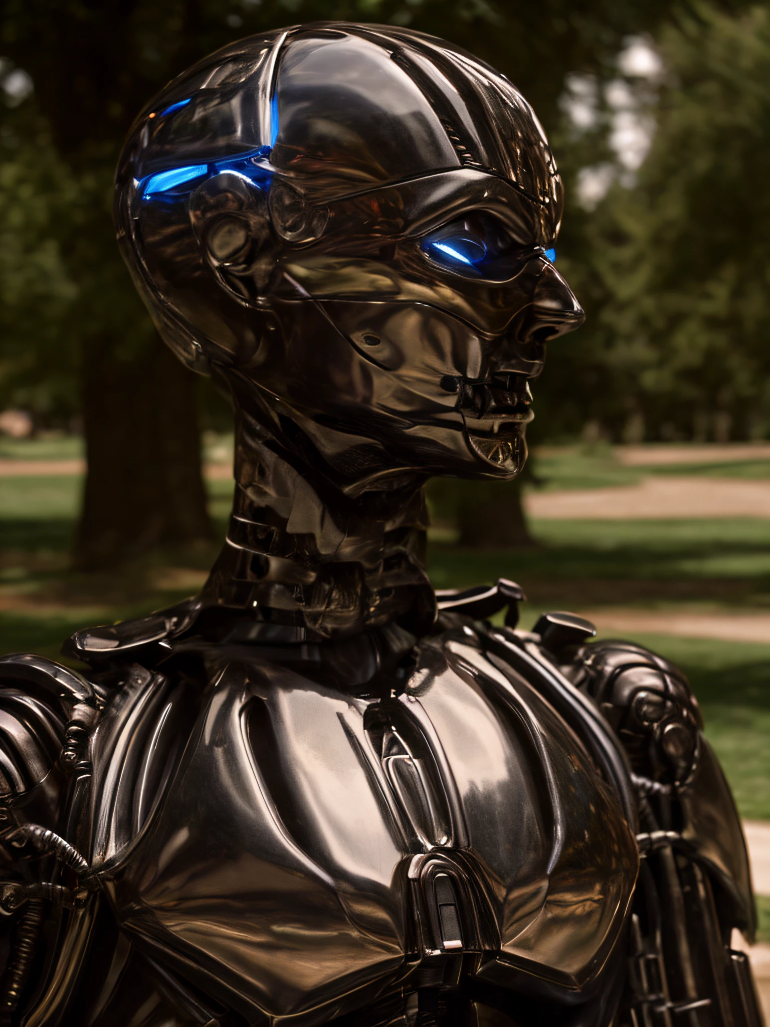 ultra realistic, very high quality, clear lighting, daytime, T-X, endoskeleton, (T-X endoskeleton:1.1, T-X:1.0), detailed T-X, chromatic, chrome reflection, ultrarealistic T-X, (deep focus:1.0), sharp details, photorealistic subject, ultra HD, 8K