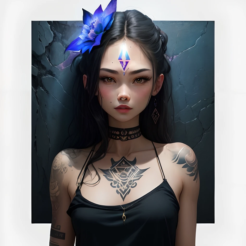 goddess portrait skull, ram skull, jellyfish, orchid, betta fish, bioluminescent, intricate artwork by Tooth Wu and wlop and beeple. octane render, trending on artstation, greg rutkowski very coherent symmetrical artwork. cinematic, hyper realism, high detail, octane render, 8k