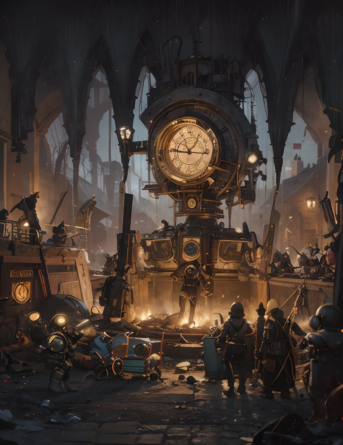 The clockwork automatons that guard the svirfneblin town of Little Lockford have attacked the very residents they were meant to keep safe, forcing a town-wide evacuation. At the heart of the matter is Security Overseer Tixie Tockworth, a tinkerer who has turned malicious.

In this adventure, the characters must enter Little Lockford, recover a security key, and use it to activate a fail-safe device that shuts off the automatons.