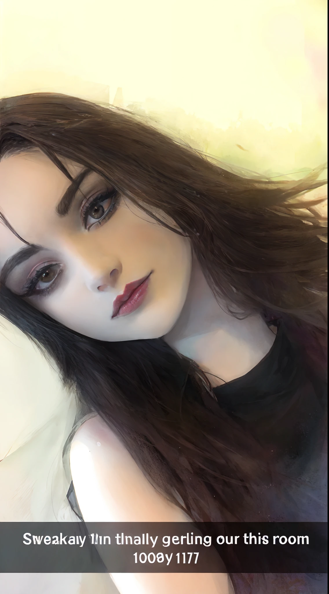 arafed woman with long brown hair and piercings posing for a picture, 18 years old, 1 7 - year - old goth girl, 1 6 years old, around 1 9 years old, profile image, 1 8 yo, profile picture, dark hair and makeup, 2 2 years old, 19-year-old girl, 21 years old