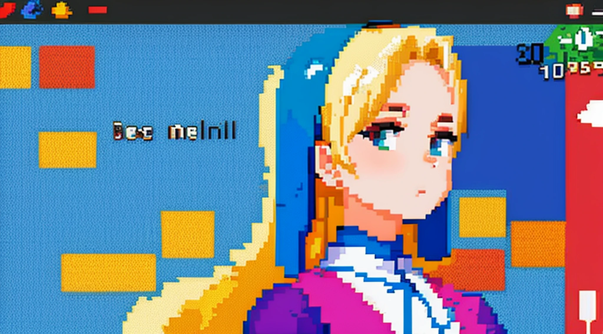 pixel art background day