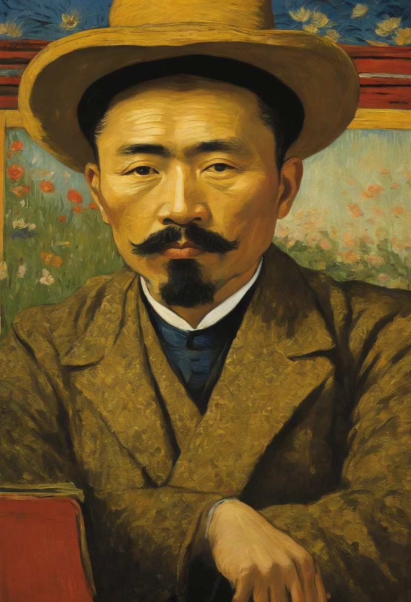 Van Gogh painted a portrait of Hanshin Tigers coach Kakefu