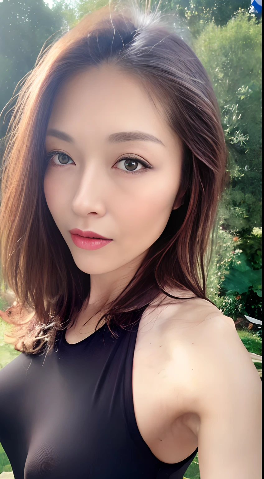 (Best quality, 4k, Masterpiece :1.3), pretty woman, 1girl, (breasts, attractive body :1.2), abs :1.1, dark brown hair: 1.1, (rainy wet, wet from rain, wet body :1.2), ultra-detailed face, detailed lips, detailed eyes, double eyelid, NSFW,
