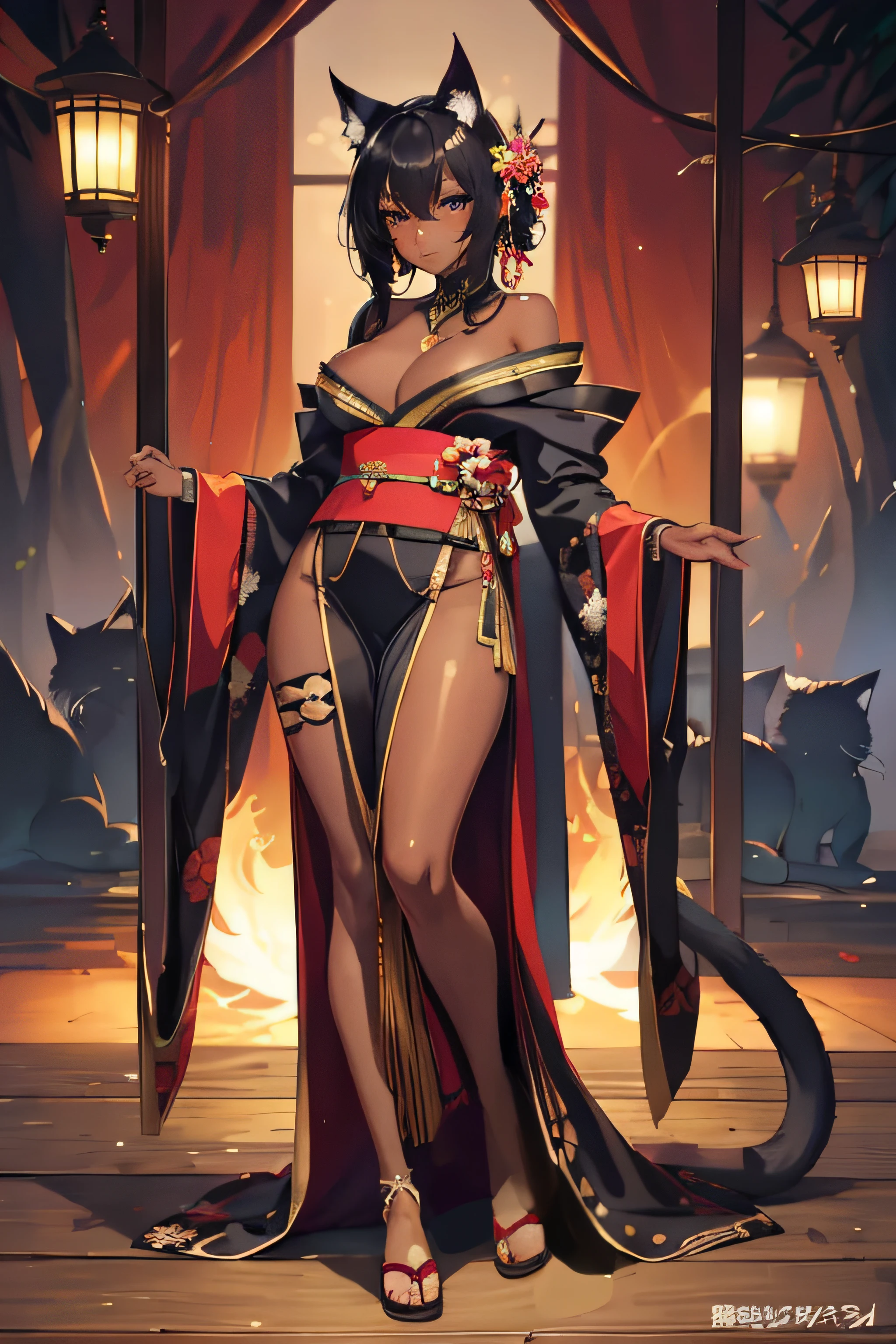 beautiful face, anime face, detailed, defined eyes, dark skin