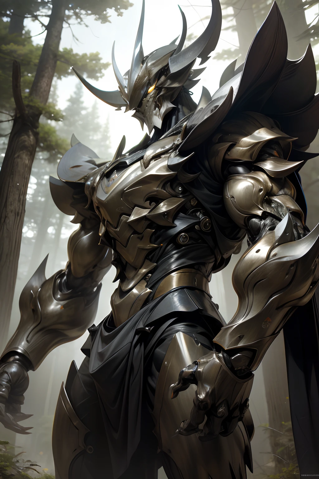 Beisteman、Crab Man、The arms are large claws.,Adult Male、Slender Macho Body、The whole body is covered with hairs.......、Forest landscape and steppe、